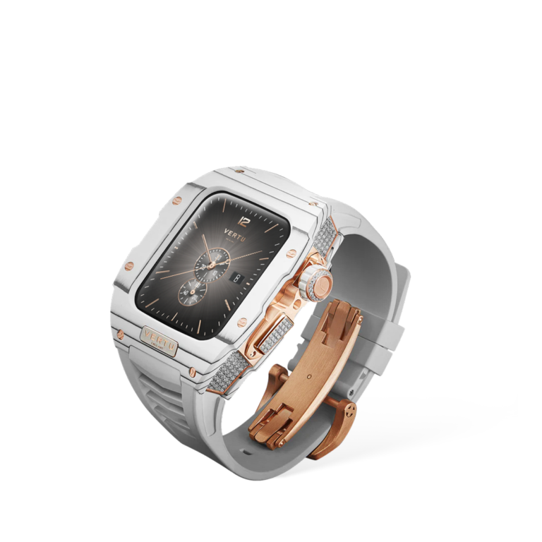 Metawatch White Gold Diamond Smartwatch