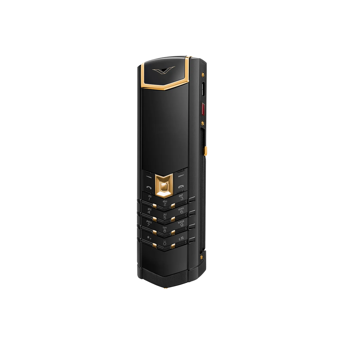 Vertu Signature S+ Black Gold Calfskin – Jade Black