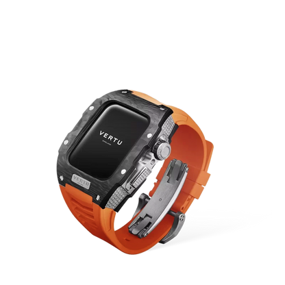 Metawatch Black Diamond Smartwatch – Orange Strap