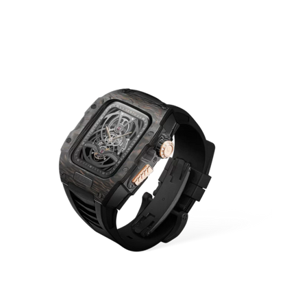 Metawatch Black Interglaze Gold Smartwatch – Black Strap