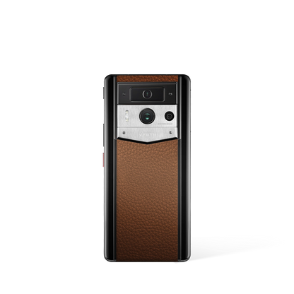 Metavertu Max Calfskin Black Ceramic Frame Silver Plate