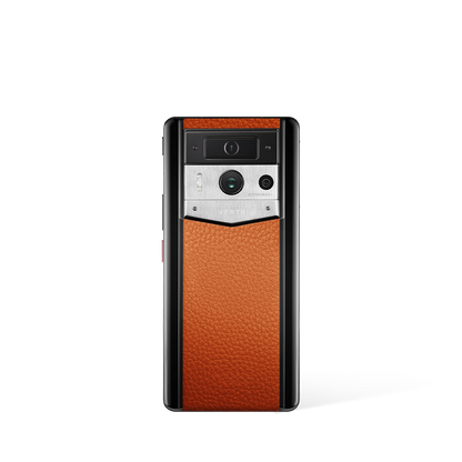 Metavertu Max Calfskin Black Ceramic Frame Silver Plate
