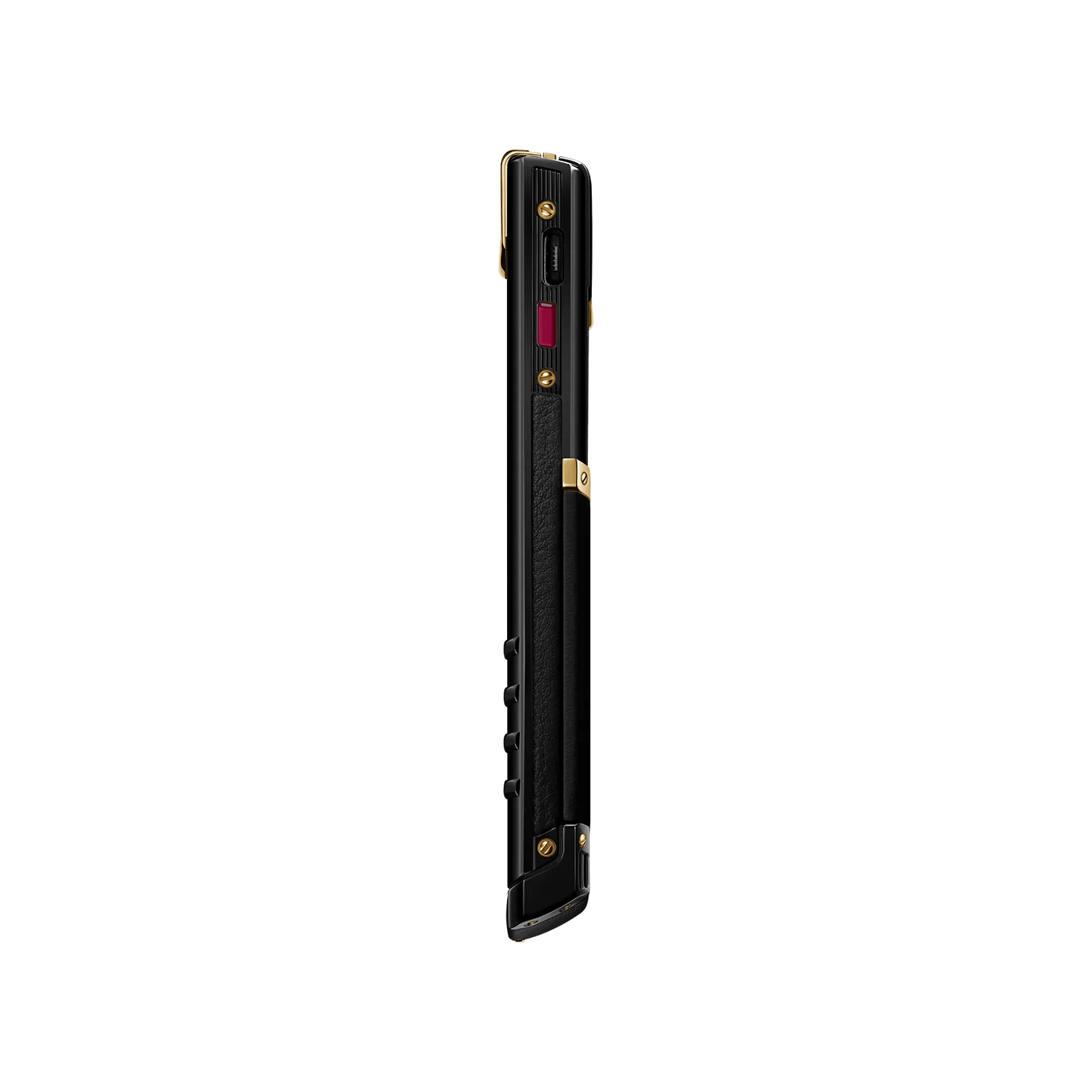 Vertu Signature S+ Black Gold Calfskin – Jade Black