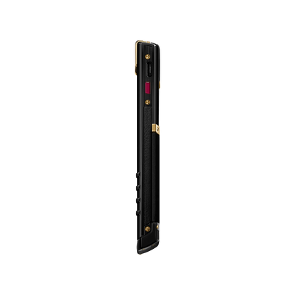 Vertu Signature S+ Black Gold Calfskin – Jade Black