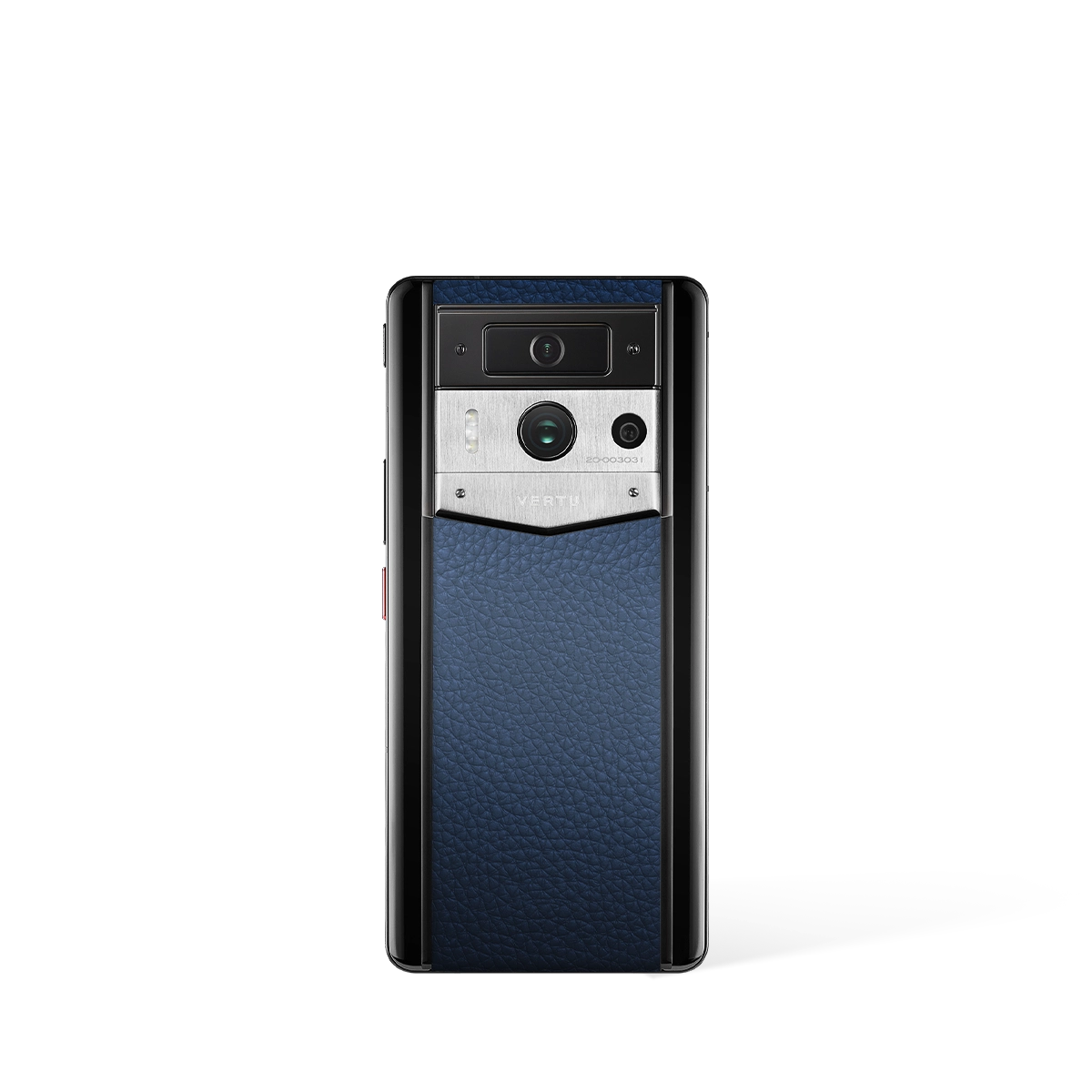 Metavertu Max Calfskin Black Ceramic Frame Silver Plate