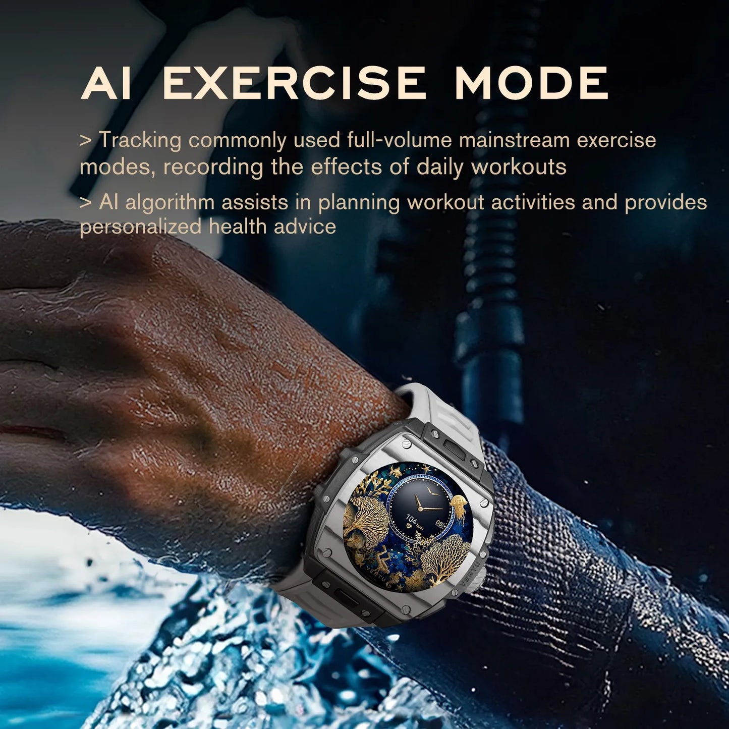 Vertu Grand Watch -Bespoke Gold – 18K Gold with Natual Diamonds