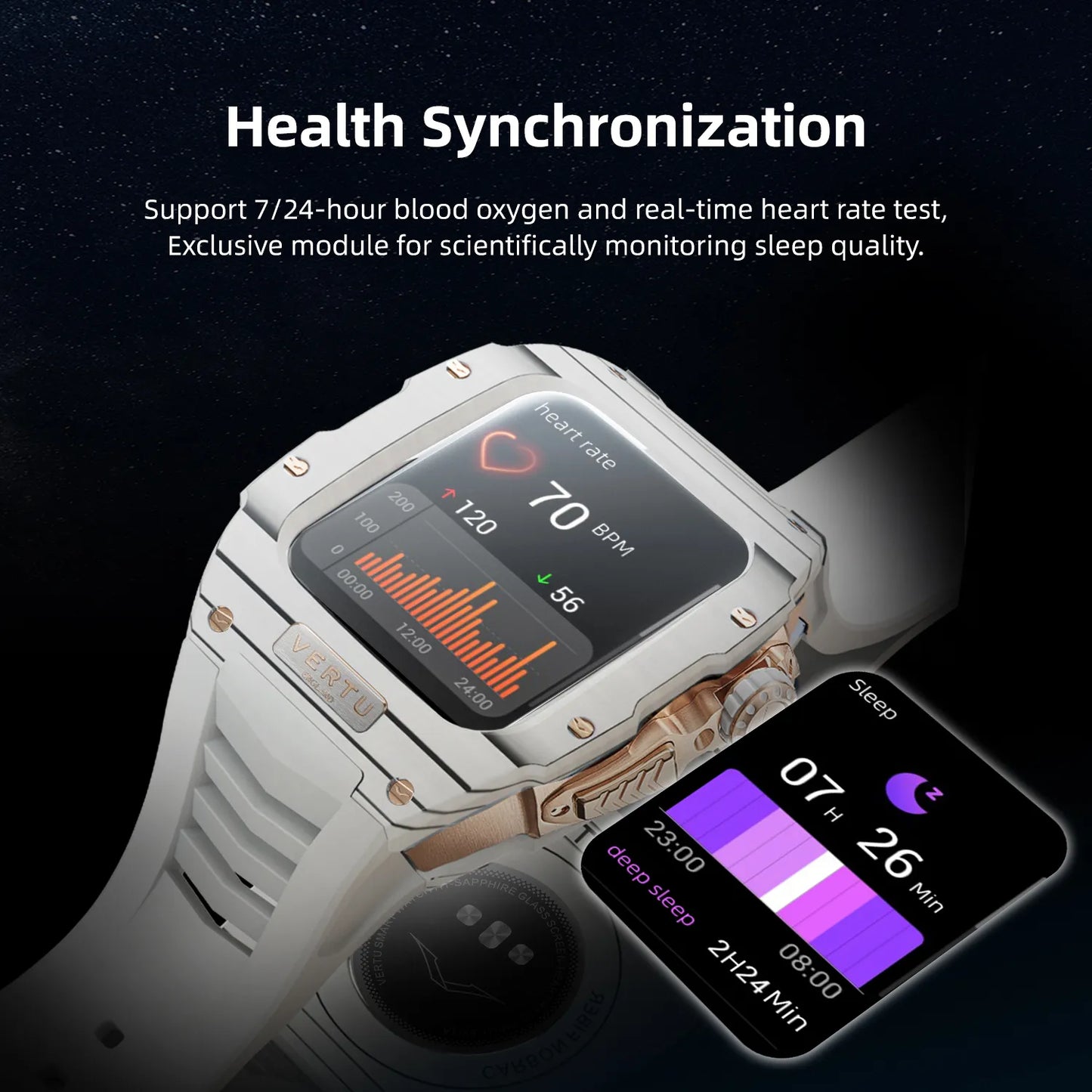 Metawatch White Gold Diamond Smartwatch