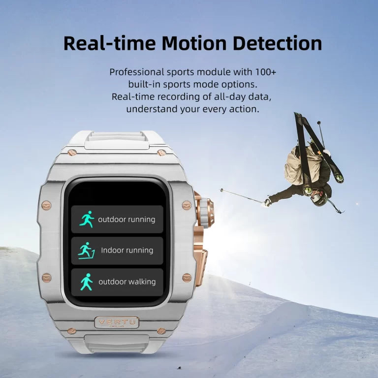 Metawatch White Gold Diamond Smartwatch