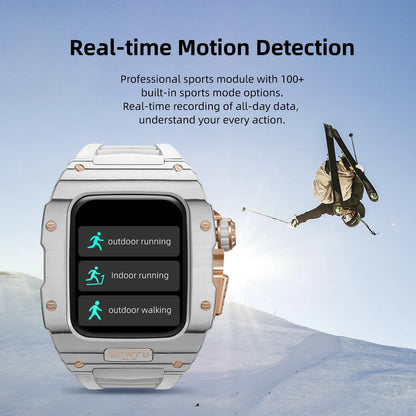 Metawatch White Diamond Smartwatch — White Strap
