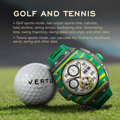 Vertu Grand Watch -Bespoke Gold – 18K Gold with Natual Diamonds