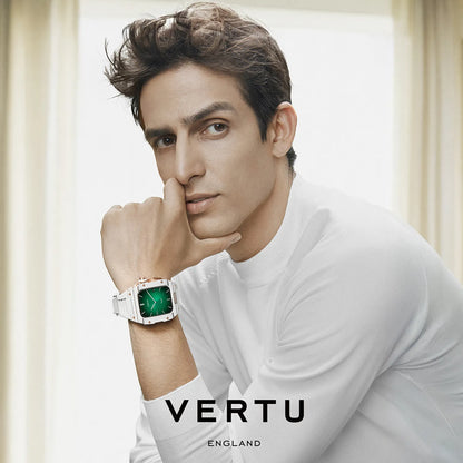Metawatch White Gold Diamond Smartwatch