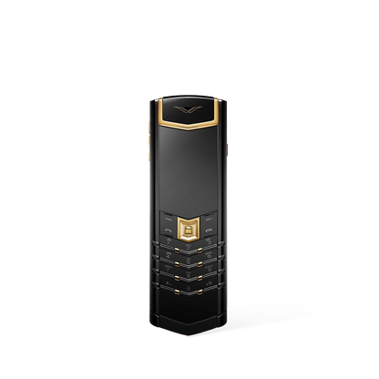 Vertu Signature S+ Black Gold Alligator Skin – Jade Black