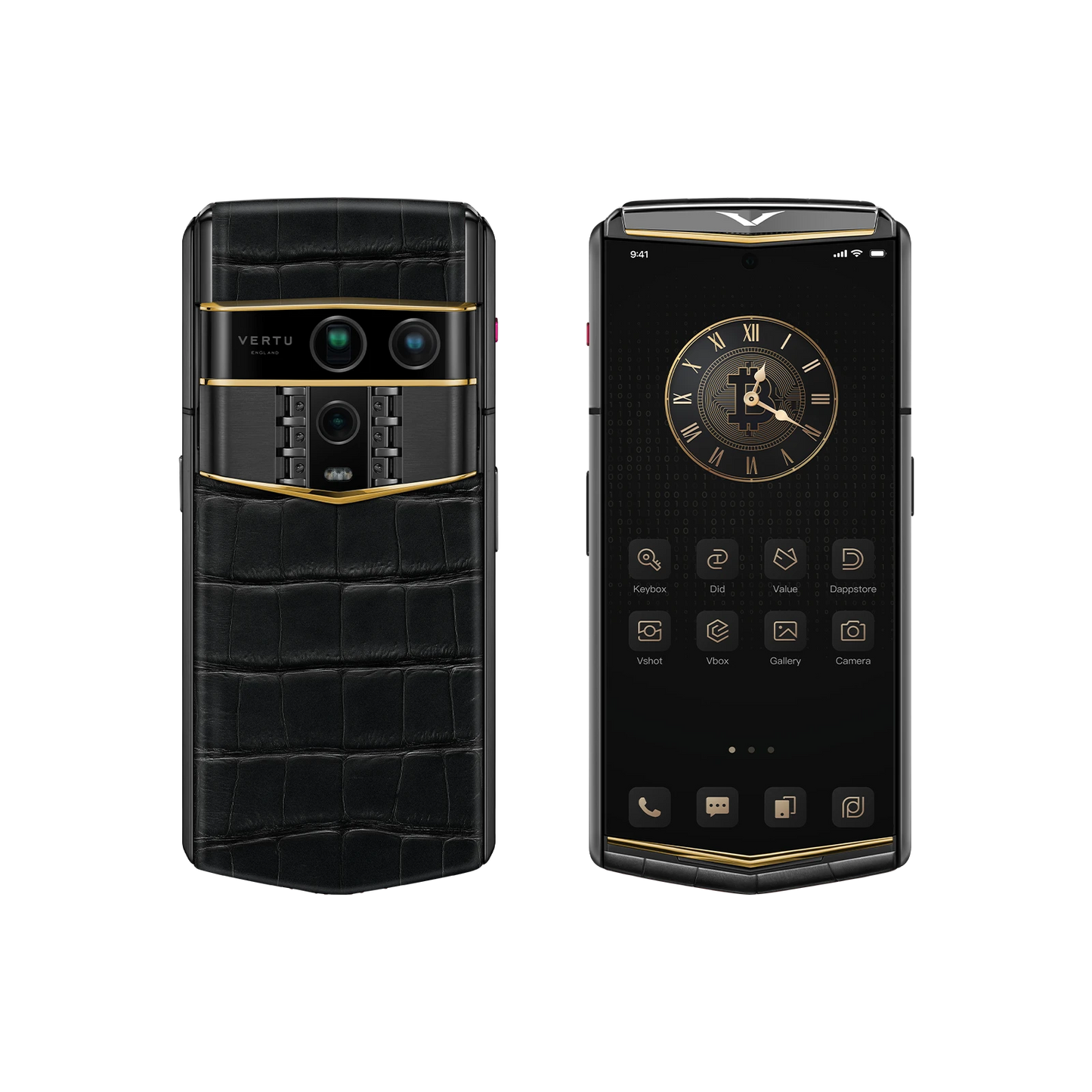 Agent Q Alligator Gold Accent