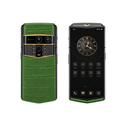 Agent Q Alligator Gold Accent