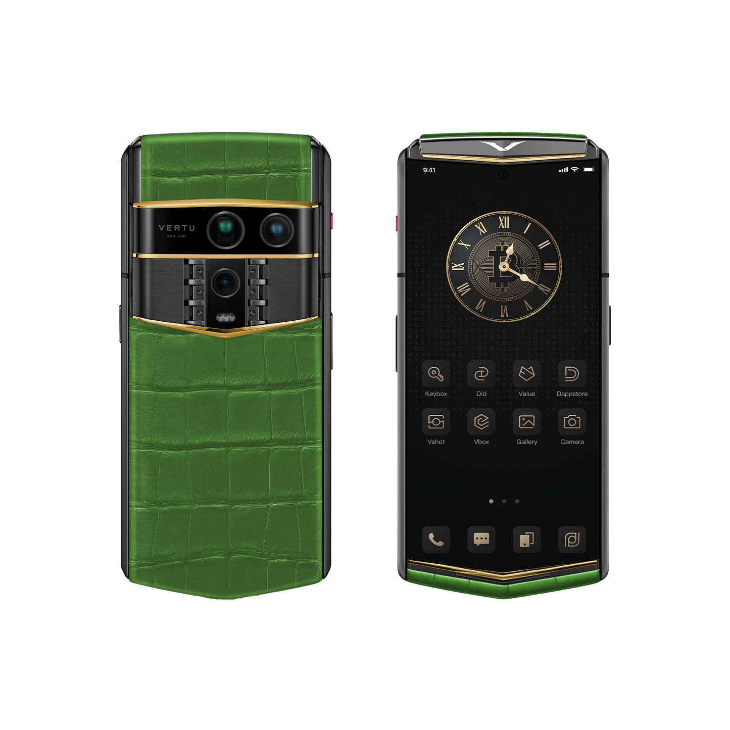 Agent Q Alligator Gold Accent
