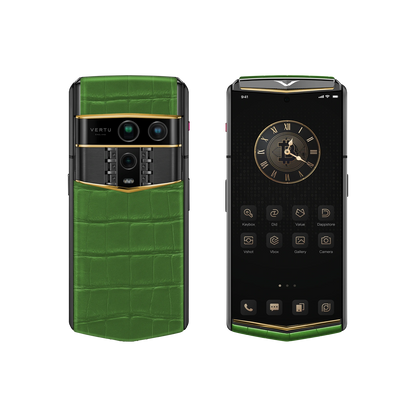 Agent Q Alligator Gold Accent