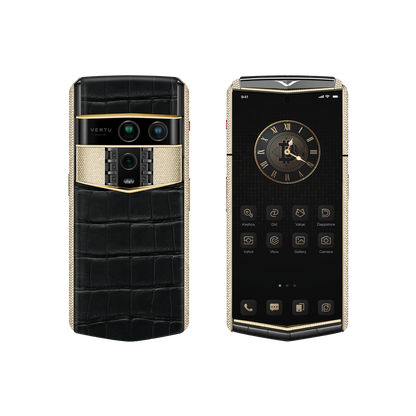 Agent Q Alligator Gold & Full Diamond