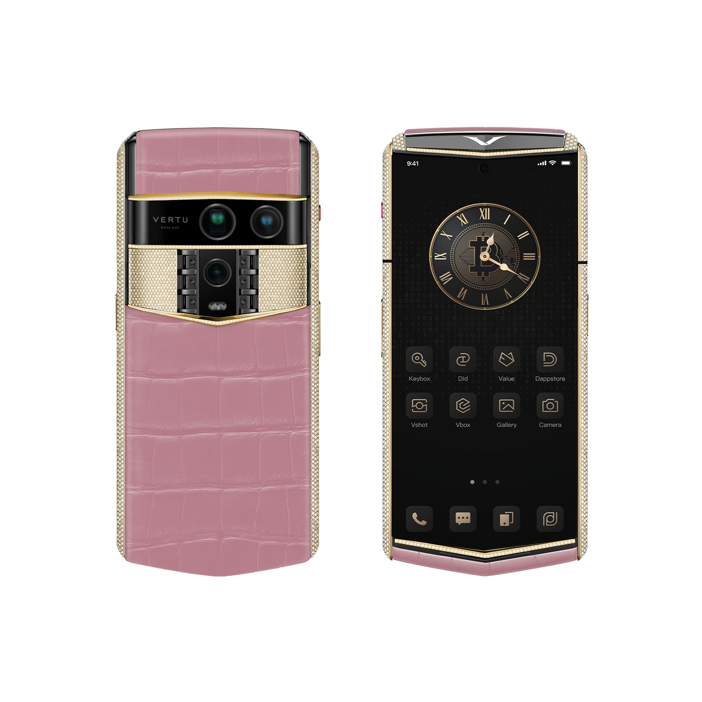 Agent Q Alligator Gold & Full Diamond