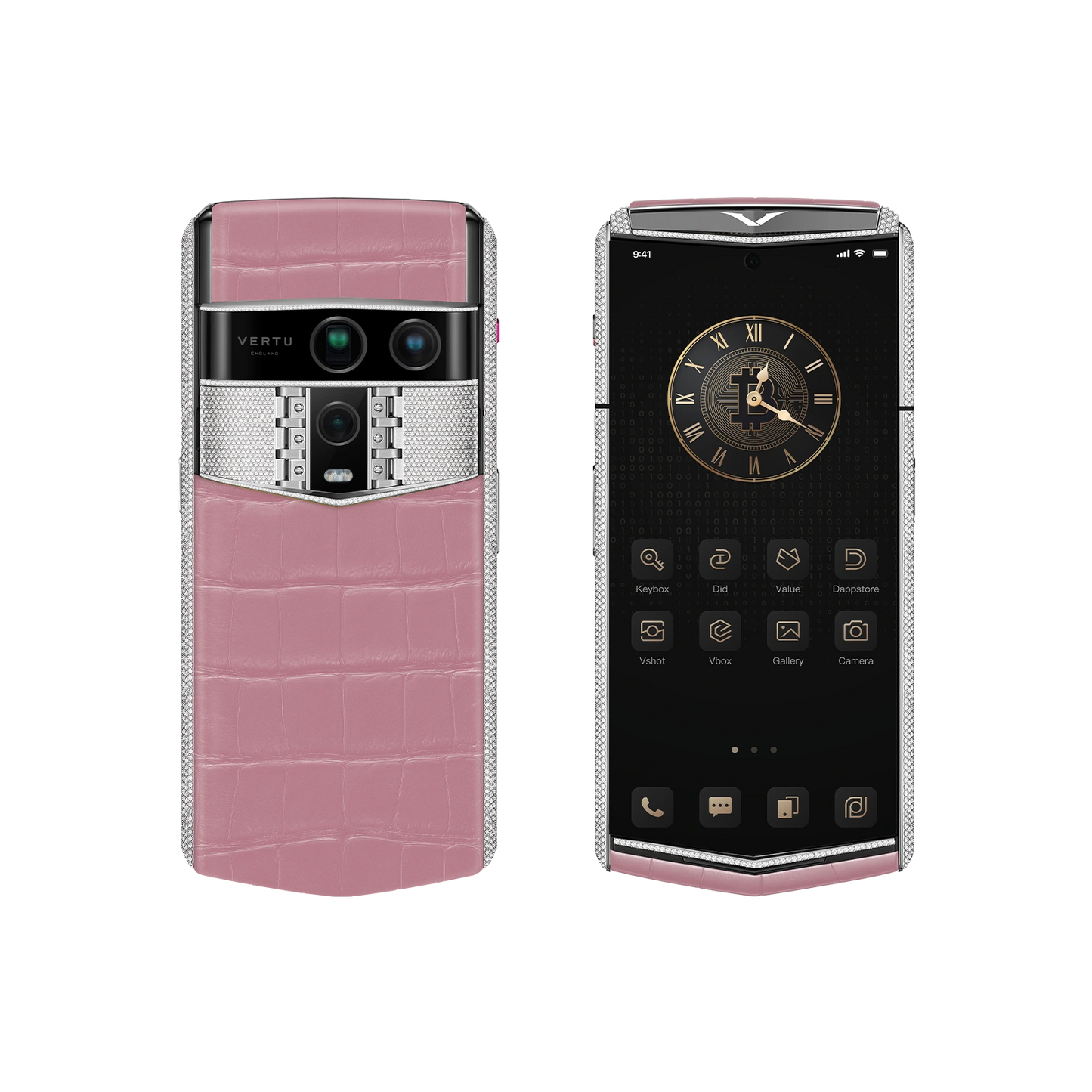 Agent Q Alligator Gold & Full Diamond