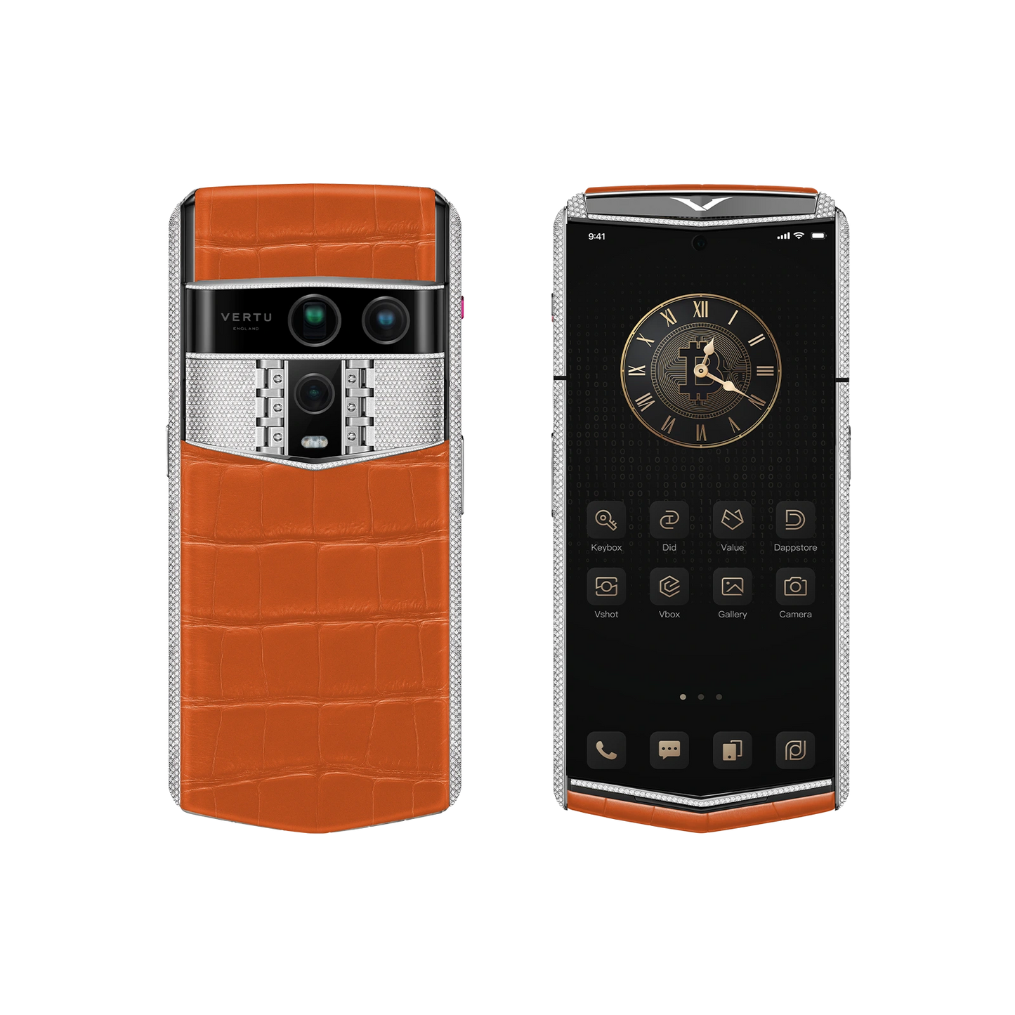 Agent Q Alligator Gold & Full Diamond