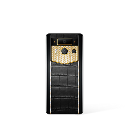 Metavertu Max Alligator Diamond-Encrusted Gold Plate