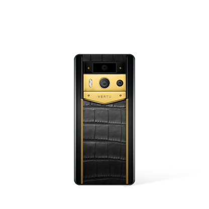 Metavertu Max Alligator Skin Gold Plate