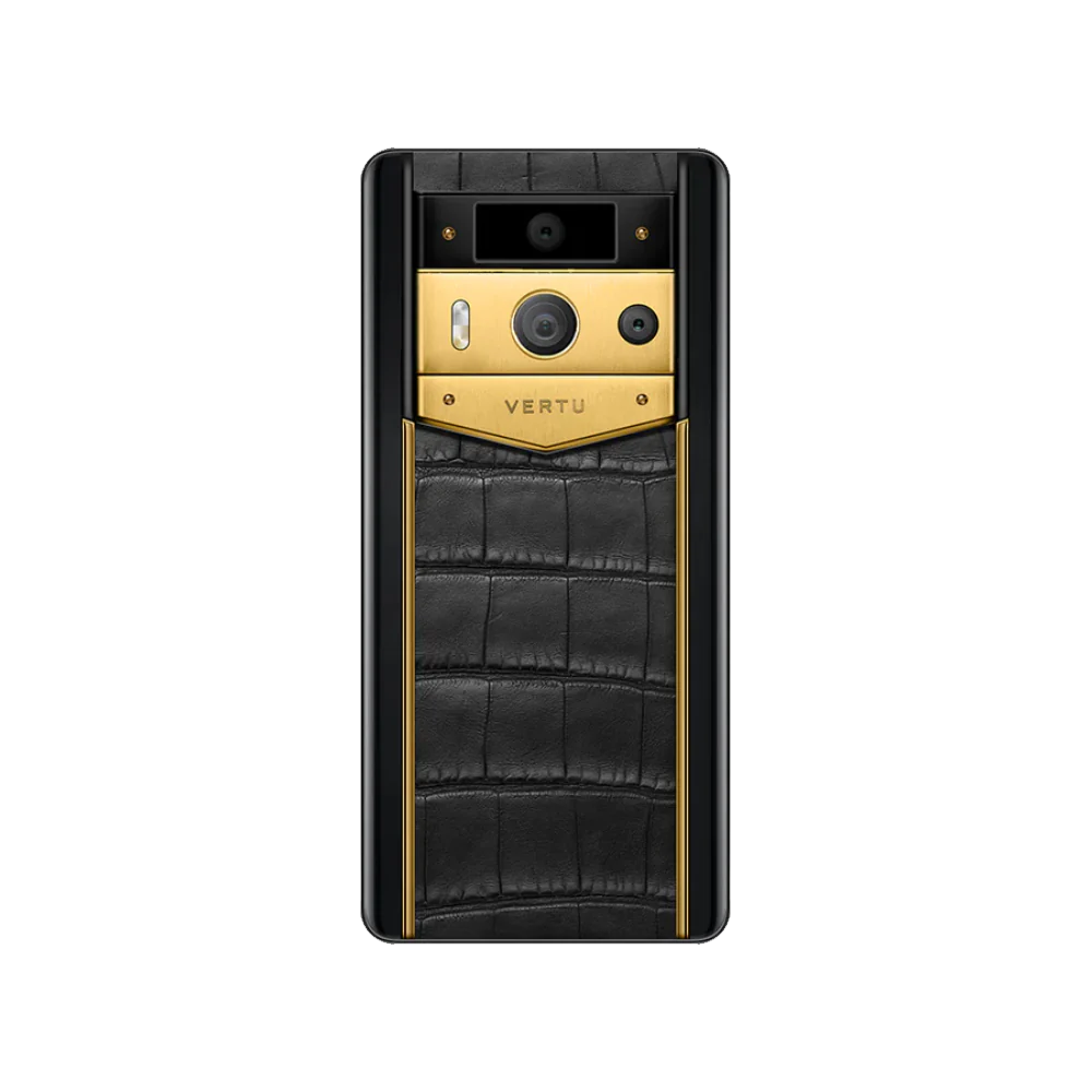 Metavertu Max Alligator Skin Gold Plate