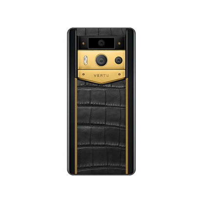 Metavertu Max Alligator Skin Gold Plate