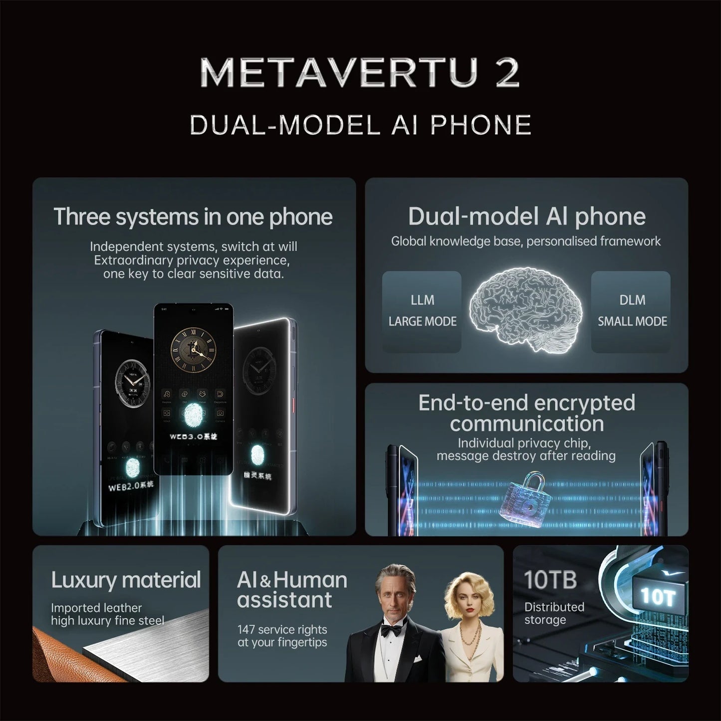 Metavertu Max Calfskin White Ceramic Frame